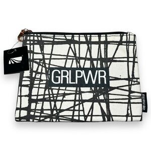 Marika GRLPWR Cosmetics Pouch Black White